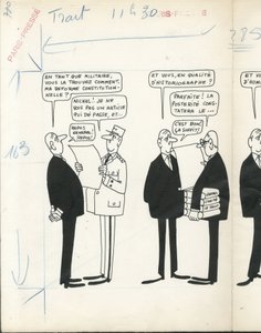 Paris-Presse, Satirical in Black & White