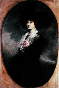 Portrait of a woman by Jacques Fernand Humbert