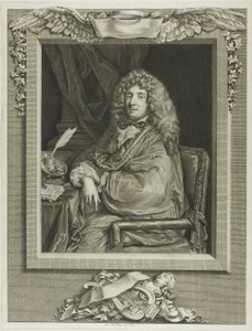 Molière by Jacques Firmin Beauvarlet