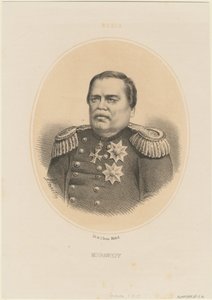 Portrait of Count Nikolay Muravyov-Amursky 1809-1881, 1865