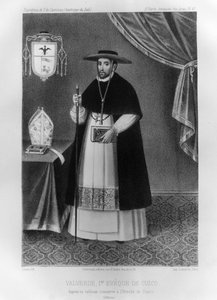 Vincente de Valverde, First Bishop of Cuzco by Jacques Francois Gauderique Llanta