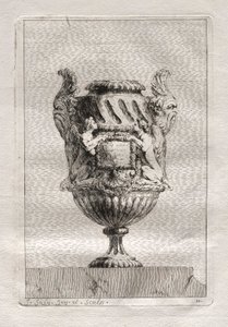 Suite of Vases: Plate 11, 1746 by Jacques Francois Joseph Saly
