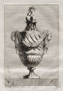 Suite of Vases: Plate 21 by Jacques Francois Joseph Saly