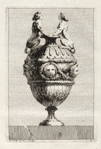 Suite of Vases: Plate 5 by Jacques Francois Joseph Saly