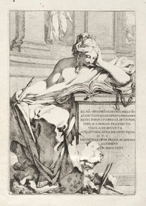 Suite of Vases: Title Page, 1746 by Jacques Francois Joseph Saly