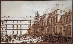 Arrival at the Louvre of Italian Masterpieces