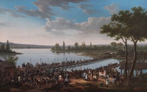 The Passage of the Danube by Napoleon before the Battle of Wagram