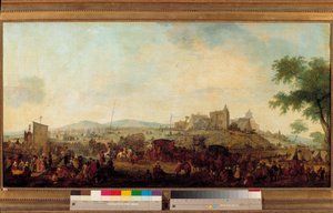 View of the Military Maneuvers Camp Established Under the Command of the Prince of Conde Near Saint Omer by Jacques Francois Joseph Swebach