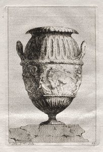 Suite of Vases: Plate 22 by Jacques François Saly