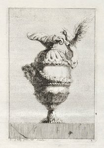 Suite of Vases: Plate 3 by Jacques François Saly