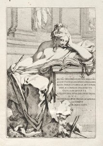 Suite of Vases: Title Page by Jacques François Saly
