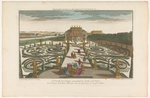 View of the Garden and Palace of an Officer of the Queen of Hungary in a Suburb of Vienna by Jacques Gabriel Huquier