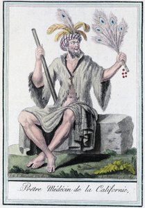 Priest physician of California - in Encyclopedia of Travels by Grasset Saint Sauveur, ed. Paris 1796 by Jacques Grasset de Saint Sauveur