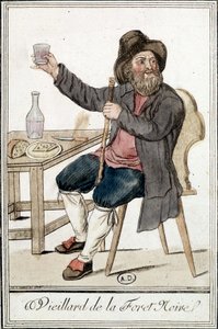 Vieillard de la Forêt Noire - in Encyclopédie des Voyages by J. Grasset Saint-Sauveur by Jacques Grasset de Saint Sauveur