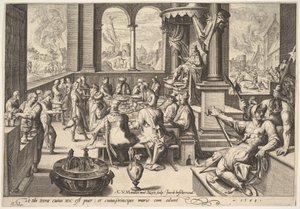 Allegory of the Government of a Childish King, 1588 by Jacques II de Gheyn