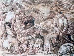 Hippocrates and Democritus