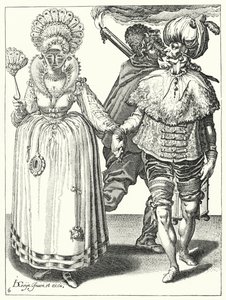 Masquerade by Jacques II de Gheyn