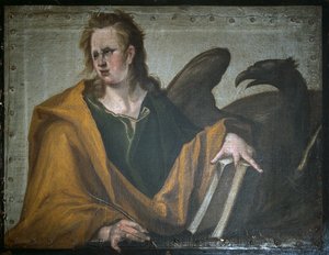 Saint John the Evangelist, 1588 by Jacques II de Gheyn