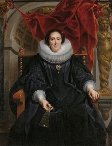 Portraits of Rogier Le Witer and his Wife, Catharina Behaghel by Jacques Jordaens