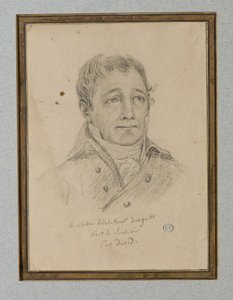 Portrait of Ignace-Eugène-Marie Degotti by Jacques Louis (workshop of) David