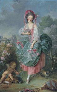Ballerina Marie-Madeleine Guimard as Terpsichore by Jacques Louis David