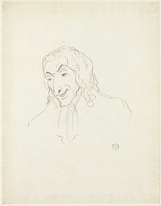 Bust of a Man with a Jabot by Jacques Louis David