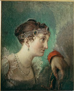 Mme. Alexandre de la Rochefoucauld by Jacques Louis David
