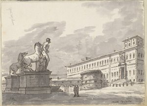 Monte Cavallo, with the Horse Tamers