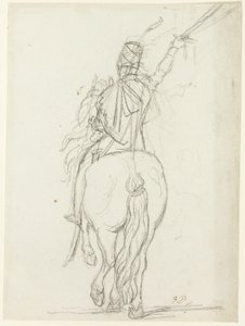 Mounted Officer from the Back