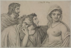 Phryné before the Judges by Jacques Louis David