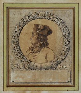 Portrait of Philippe-François-Joseph Le Bas, c. 1793 by Jacques Louis David