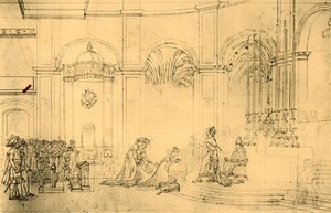 Sketch for The Coronation of Napoleon