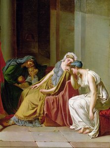 The Oath of the Horatii (detail)