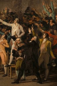 The Tennis Court Oath, 20th June 1789 (detail) by Jacques Louis David