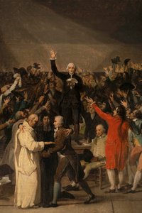 The Tennis Court Oath, 20th June 1789 (Detail) by Jacques Louis David