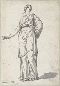 Woman from the Villa Pamphili by Jacques Louis David