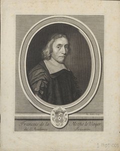 Portrait of François de La Mothe le Vayer 1588-1672, ca. 1695 by Jacques Lubin