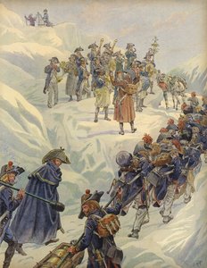 Passage of Saint Bernard by Jacques Marie Gaston Onfray de Breville (Job)