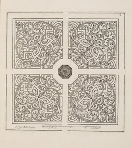 Design for Parterre, from Theatre des Plans et Jardinages, pub.1652
