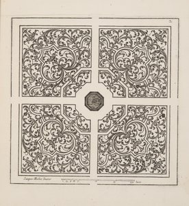 Design for Parterre, from Theatre des Plans et Jardinages, pub.1652