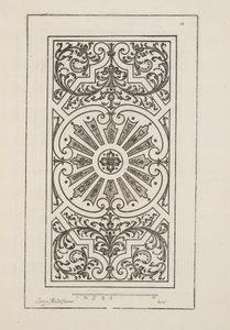 Design for Parterre, from Theatre des Plans et Jardinages, pub. 1652