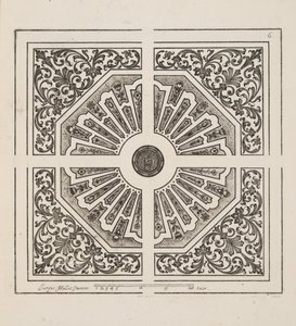 Design for Parterre, from Theatre des Plans et Jardinages, pub.1652