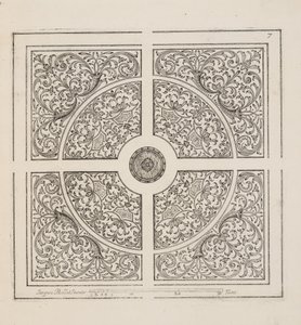Design for Parterre, from Theatre des Plans et Jardinages, pub.1652