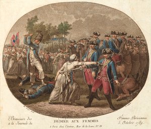 Bravery of Parisian Women on the Day of October 5, 1789: Dedicated to Women by Jacques Philippe Caresme