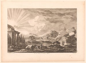 View of a Ruin in Athens, Possibly the Dionysus Theatre