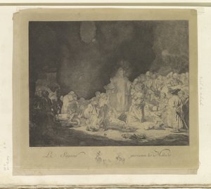 Preaching Christ (The Hundred Guilder Print) Le Seigneur guérissant les Malades Recueil de quatre-vingt-cinq estampes originales (series title)