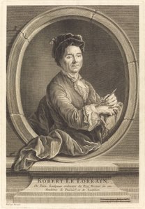 Robert le Lorrain by Jacques Philippe Le Bas after Hubert Drouais