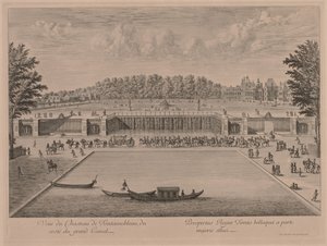 Chateau Fontainebleau from the Grand Canal by Jacques Rigaud