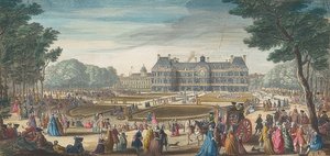 Palais du Luxembourg in Paris, Seen from the Garden