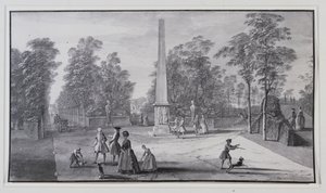 The Great Obelisk, near the South-West Entrance to Lord Burlington